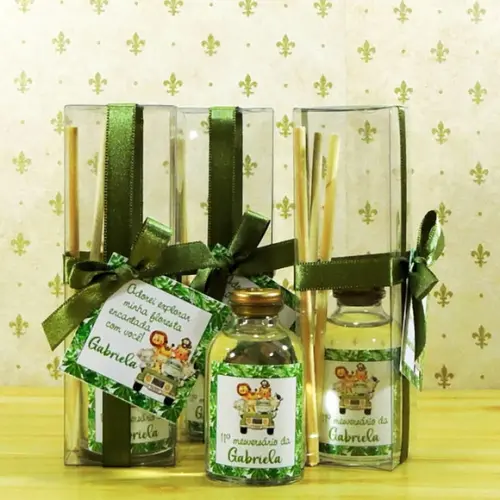 Lembrancinha Aniversário Mini Aromatizador Varetas Caixinha