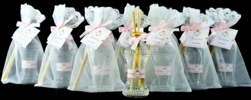 Lembrancinha Aniversário Mini Difusor Cinturinha 50 Organza