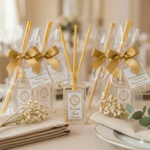 Lembrancinha Aromatizador Personalizado 40ml Casamento