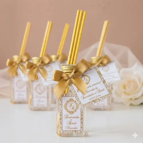 Lembrancinha Aromatizador Personalizado 40ml Casamento