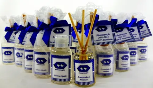 Lembrancinha Aromatizante e Álcool Gel Formatura