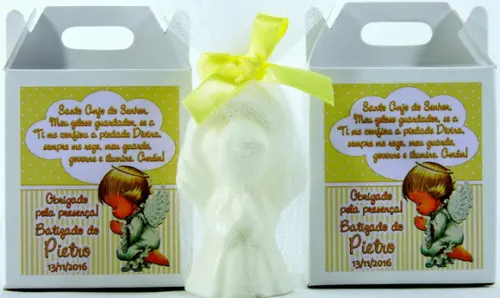 Lembrancinha Batizado Anjinho na Caixa