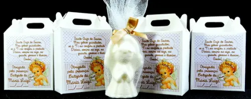 Lembrancinha Batizado Anjinho na Caixa
