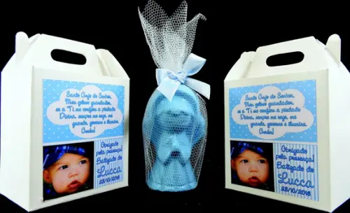 Lembrancinha Batizado Anjinho na Caixa