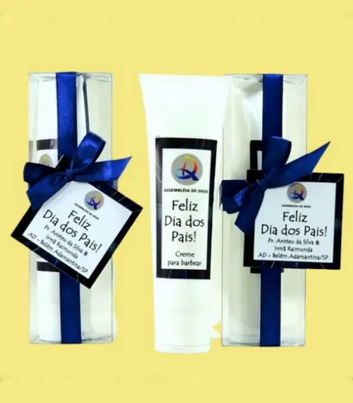Lembrancinha Bisnaga com Hidratante Dia dos Pais