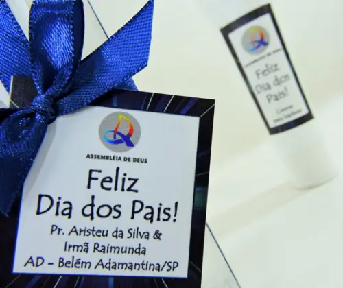 Lembrancinha Bisnaga com Hidratante Dia dos Pais
