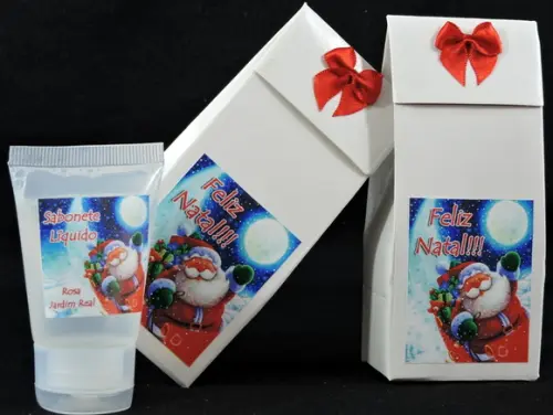 Lembrancinha Bisnaga de Natal Amigo Secreto Oculto Brinde