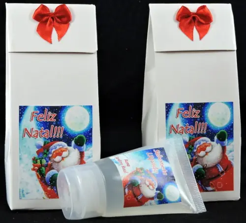 Lembrancinha Bisnaga de Natal Amigo Secreto Oculto Brinde