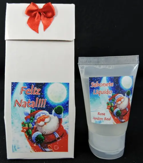 Lembrancinha Bisnaga de Natal Amigo Secreto Oculto Brinde