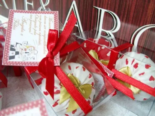 Lembrancinha Casamento 2 Sachês na Caixa