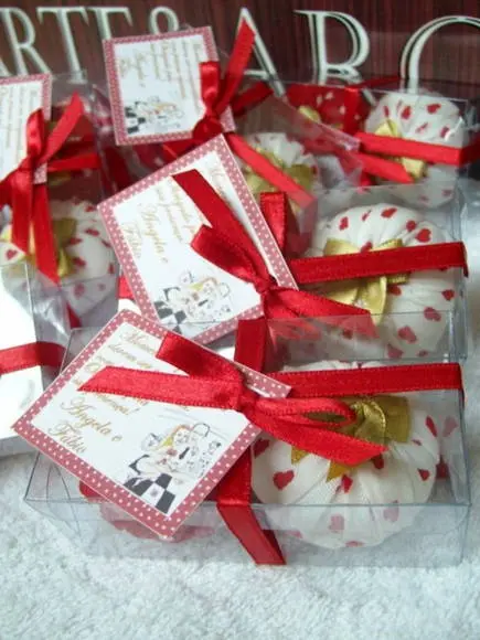 Lembrancinha Casamento 2 Sachês na Caixa