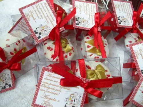 Lembrancinha Casamento 2 Sachês na Caixa