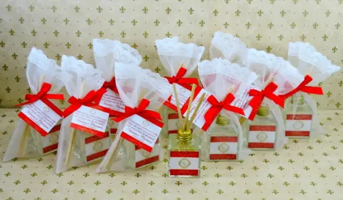 Lembrancinha Casamento Cubo Mini Difusor Vareta Aromatizante