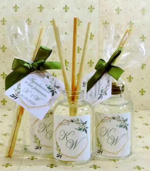 Lembrancinha Casamento Difusor Vareta Aromatizador Cheirinho