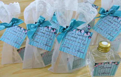 Lembrancinha Casamento Mini Aromatizante Vareta Cubo Difusor