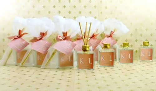 Lembrancinha Casamento Mini Difusor Cubo Vareta Aromatizante