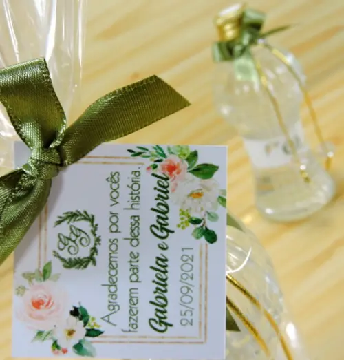 Lembrancinha Cinturinha Pet 90 ml Casamento Festa Noivado