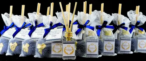 Lembrancinha Coroa Mini Difusor e Sachê