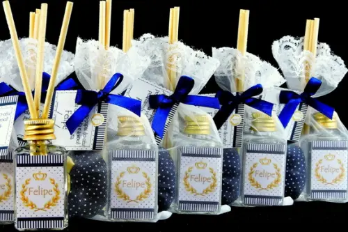 Lembrancinha Coroa Mini Difusor e Sachê