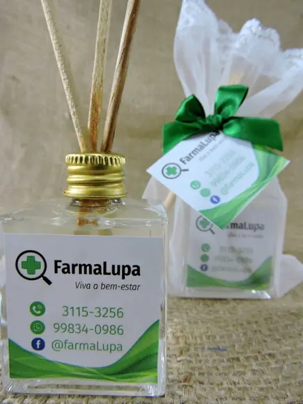 Lembrancinha Corporativa Mini Difusor Cubo 50 ml