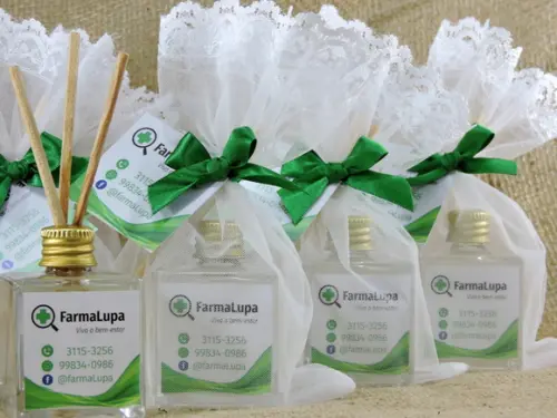 Lembrancinha Corporativa Mini Difusor Cubo 50 ml