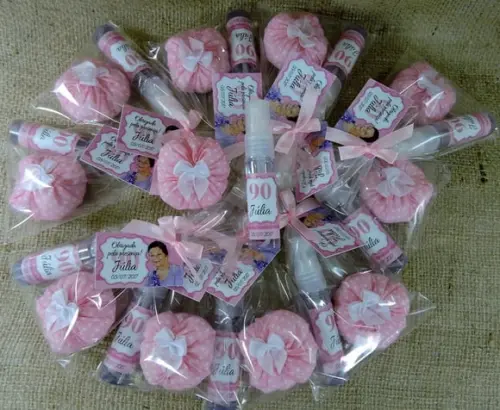 Lembrancinha de Aniversário Mini Home Spray com Sachê