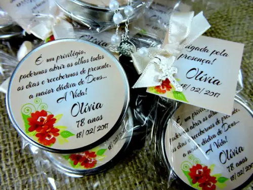 Lembrancinha de Aniversário Mini Terço