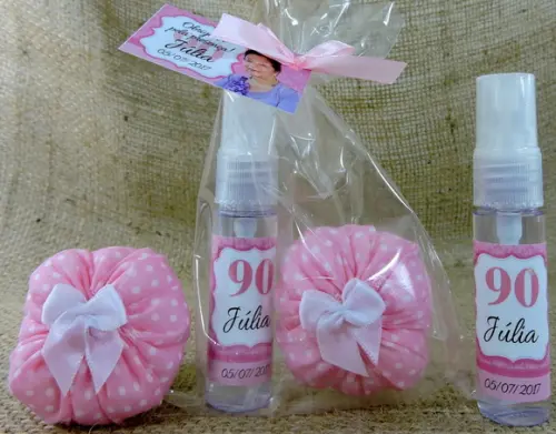 Lembrancinha de Aniversário Mini Home Spray com Sachê