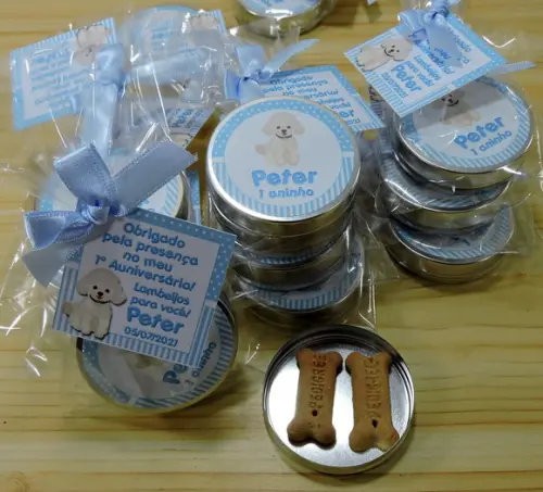 Lembrancinha de Aniversário Pet Brinde Personalizado