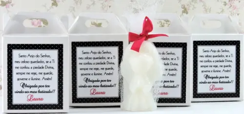 Lembrancinha de Batizado Anjinho na Caixa
