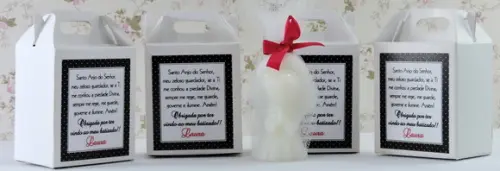 Lembrancinha de Batizado Anjinho na Caixa