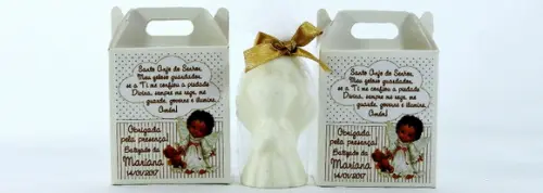 Lembrancinha de Batizado Anjinho na Caixa
