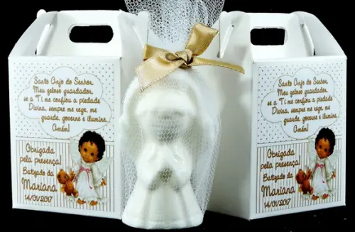 Lembrancinha de Batizado Anjinho na Caixa