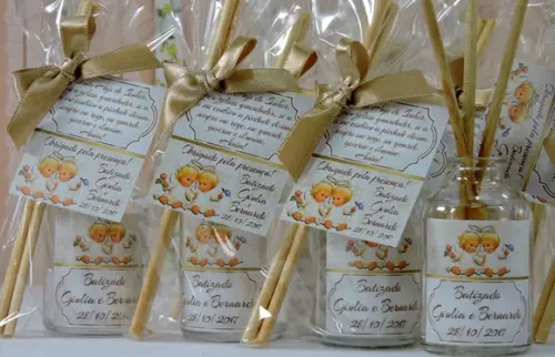Lembrancinha de Batizado Mini Aromatizante