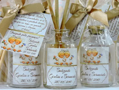 Lembrancinha de Batizado Mini Aromatizante