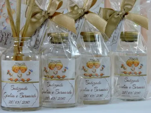 Lembrancinha de Batizado Mini Aromatizante