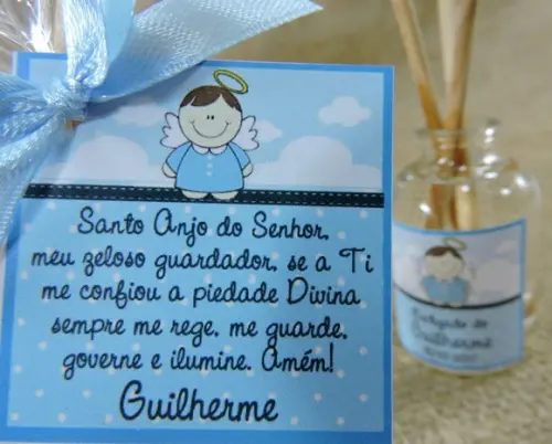 Lembrancinha de Batizado Mini Aromatizante