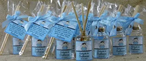 Lembrancinha de Batizado Mini Aromatizante
