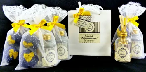 Lembrancinha de Casamento -sacola Branca