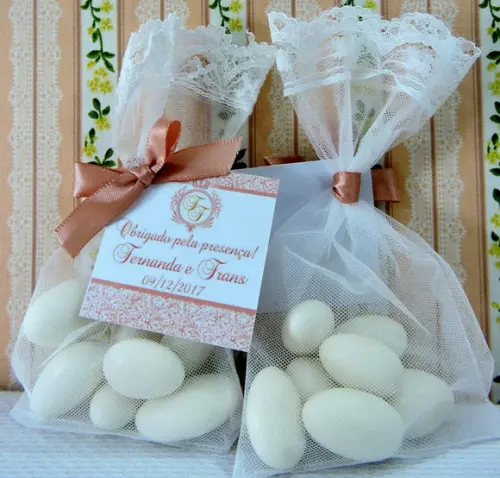 Lembrancinha de Casamento Amêndoas da Sorte