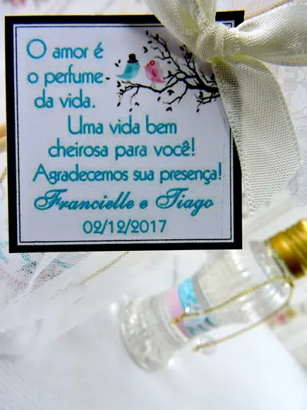 Lembrancinha de Casamento Aromatizador de Varetas Cinturinha