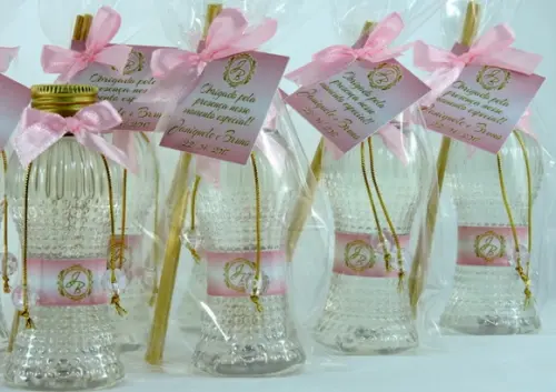 Lembrancinha de Casamento Cinturinha 90 ml Pet