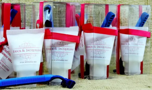 Lembrancinha de Casamento Kit Barbear para Padrinhos