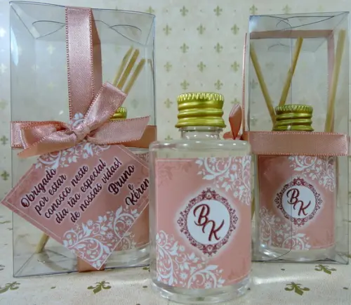 Lembrancinha de Casamento Mini Aromatizador 60 ml