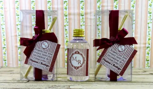 Lembrancinha de Casamento Mini Aromatizador 60 ml
