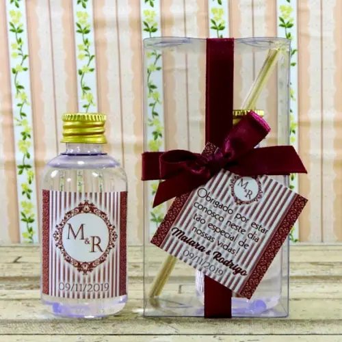 Lembrancinha de Casamento Mini Aromatizador 60 ml