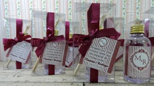 Lembrancinha de Casamento Mini Aromatizador 60 ml