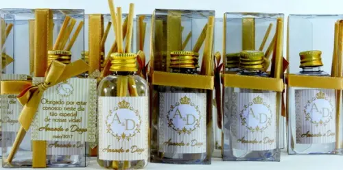Lembrancinha de Casamento Mini Aromatizador 60 ml
