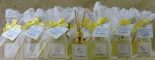 Lembrancinha de Casamento Mini Aromatizador Cubo 50 Difusor