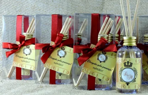 Lembrancinha de Casamento Mini Aromatizador 60 ml